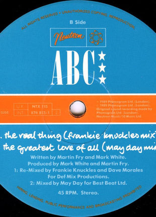ABC : The Real Thing (12", Blu)
