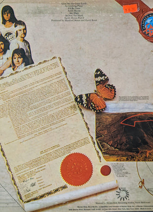 Manfred Mann's Earth Band : The Good Earth (LP, Album, Ter)