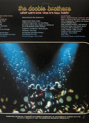 The Doobie Brothers : What Were Once Vices Are Now Habits (LP, Album)