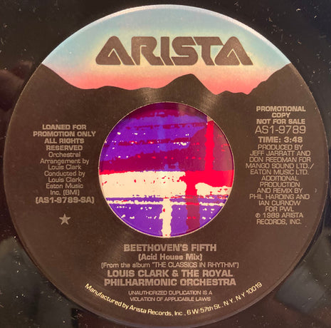 Louis Clark, The Royal Philharmonic Orchestra* : Beethoven's Fifth (7", pro)