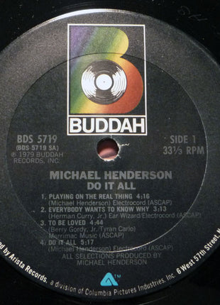 Michael Henderson : Do It All (LP, Album)