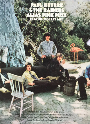 Paul Revere & The Raiders Featuring Mark Lindsay : Alias Pink Puzz (LP, Album, Pit)