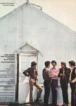 Paul Revere & The Raiders Featuring Mark Lindsay : Alias Pink Puzz (LP, Album, Pit)