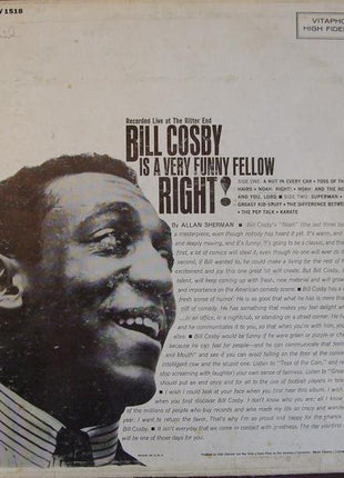 Bill Cosby : Bill Cosby Is A Very Funny Fellow Right! (LP, Album, Mono)