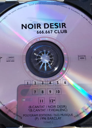 Noir Désir : 666.667 Club (CD, Album, PMD)