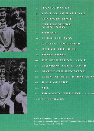 Tommy James & The Shondells : The Very Best Of Tommy James & The Shondells (CD, Comp)