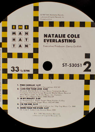 Natalie Cole : Everlasting (LP, Album, RE)