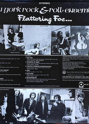 New York Rock & Roll Ensemble* : Faithful Friends (LP, Album, PR )