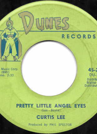 Curtis Lee : Pretty Little Angel Eyes / Gee How I Wish You Were Here (7", Single, MGM)