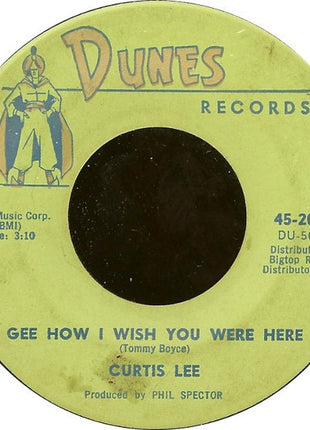 Curtis Lee : Pretty Little Angel Eyes / Gee How I Wish You Were Here (7", Single, MGM)