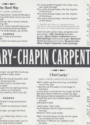 Mary-Chapin Carpenter* : Come On Come On (CD, Album)
