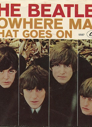 The Beatles : Nowhere Man / What Goes On (7", Single, Scr)