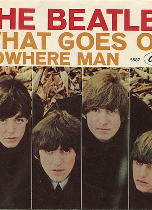 The Beatles : Nowhere Man / What Goes On (7", Single, Scr)