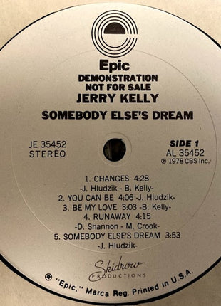 Jerry-Kelly : Somebody Else's Dream (LP, Album, Promo)