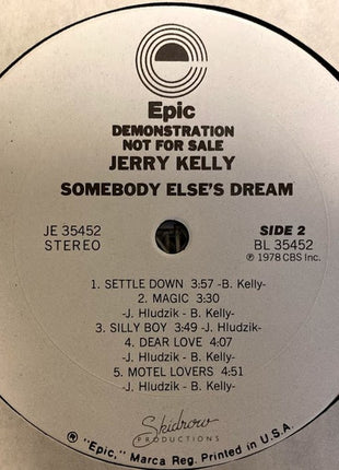 Jerry-Kelly : Somebody Else's Dream (LP, Album, Promo)