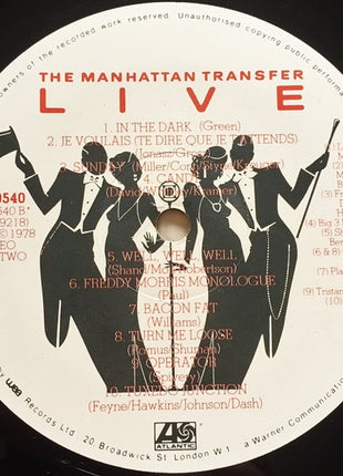 The Manhattan Transfer : Live (LP, Album, Got)