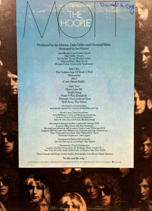Mott The Hoople : The Hoople (LP, Album, Ter)