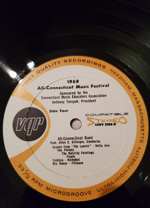 All-Connecticut Orchestra, All-Connecticut Chorus, All-Connecticut Band : 1968 All-Connecticut Music Festival (2xLP, Mono)