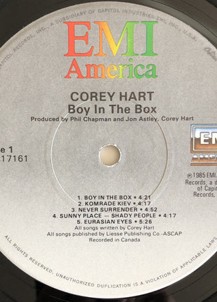 Corey Hart : Boy In The Box (LP, Album, Jac)