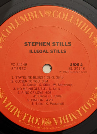 Stephen Stills : Illegal Stills (LP, Album, Pit)