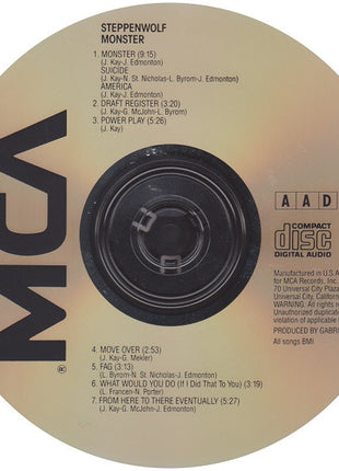 Steppenwolf : Monster (CD, Album, RE)