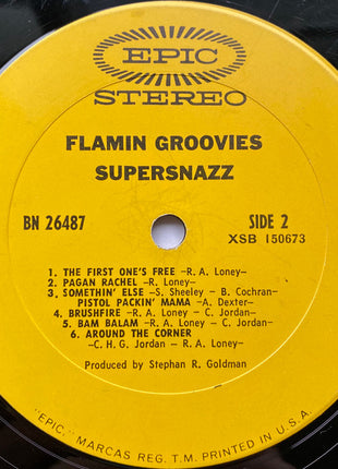 The Flamin' Groovies : Supersnazz (LP, Album, Ter)