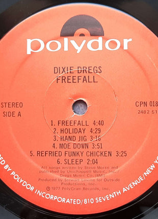 Dixie Dregs : Free Fall (LP, Album, Pre)