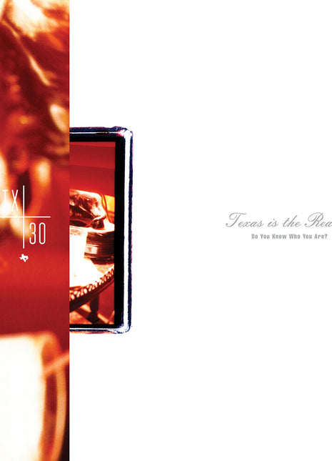 the album cover for "texas Is the Reason " - "do You Know Who You Are? (color Vinyl) "