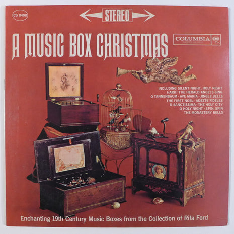 Rita Ford's Music Boxes : A Music Box Christmas (LP, Album, RE)