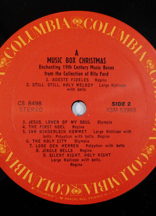 Rita Ford's Music Boxes : A Music Box Christmas (LP, Album, RE)