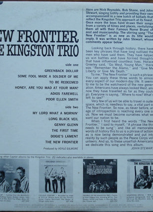 Kingston Trio : New Frontier (LP, Album, Mono, Scr)