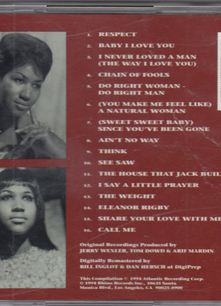 Aretha Franklin : The Very Best Of Aretha Franklin, The '60s (CD, Comp, RM)