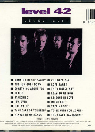Level 42 : Level Best (CD, Comp)