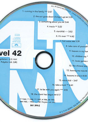 Level 42 : Level Best (CD, Comp)