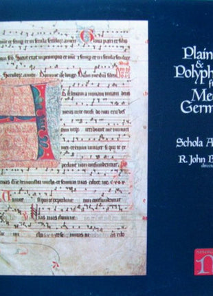 Schola Antiqua, R. John Blackley : Plainchant & Polyphony From Medieval Germany (LP)