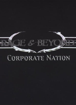 the album cover for Rage - Corporate Nation