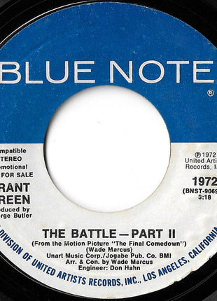 Grant Green : The Battle (7", Promo, CP)