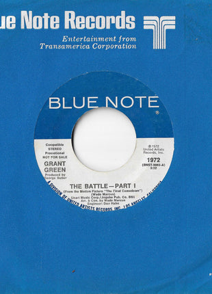 Grant Green : The Battle (7", Promo, CP)