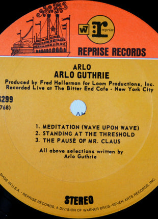 Arlo Guthrie : Arlo (LP, Album, Ter)