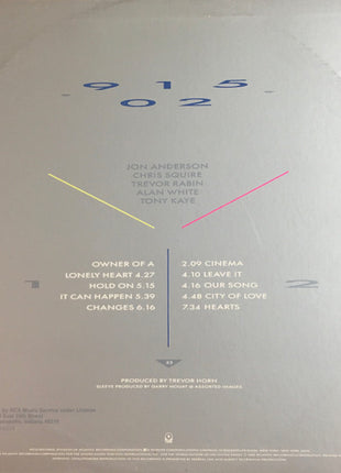 Yes : 90125 (LP, Album, Club, RCA)