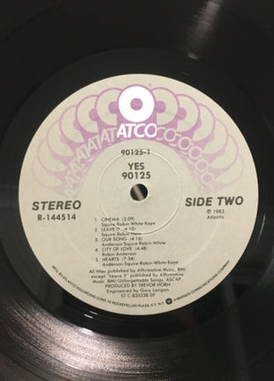 Yes : 90125 (LP, Album, Club, RCA)