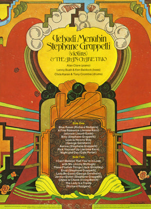 Yehudi Menuhin, Stéphane Grappelli & Alan Clare Trio : Jalousie (LP, Album, Win)