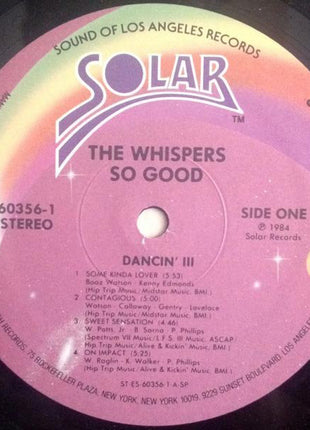 The Whispers : So Good (LP, Album, SP )