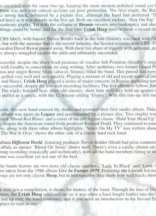 Uriah Heep : Blood On Stone - Anthology Volume II (2xCD, Comp)