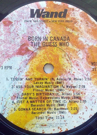 The Guess Who : Born In Canada (LP, Comp, Club)