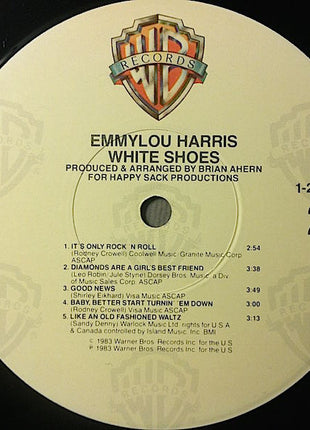 Emmylou Harris : White Shoes (LP, Album, Jac)