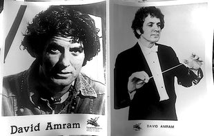 David Amram And Friends : At Home / Around The World (LP, Album)