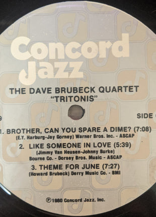 The Dave Brubeck Quartet : Tritonis (LP, Album)