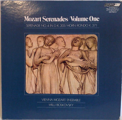 Wolfgang Amadeus Mozart, Wiener Mozart Ensemble, Willi Boskovsky : Serenades Volume 1 (LP, Album, RE, RP)