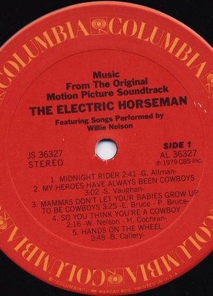 Willie Nelson / Dave Grusin : The Electric Horseman (Music From The Original Motion Picture Soundtrack) (LP, Album, Ter)